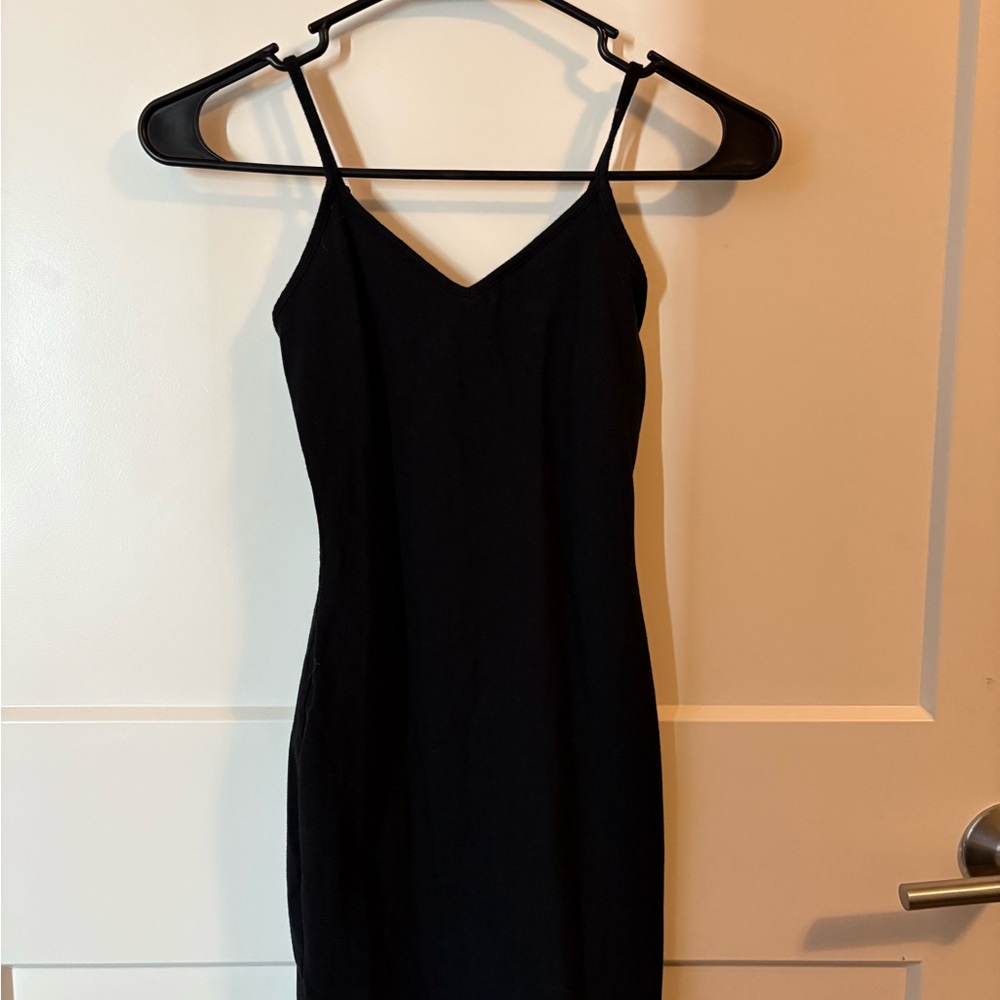 Wild Fable Black Slip Mini Dress Spaghetti Strap